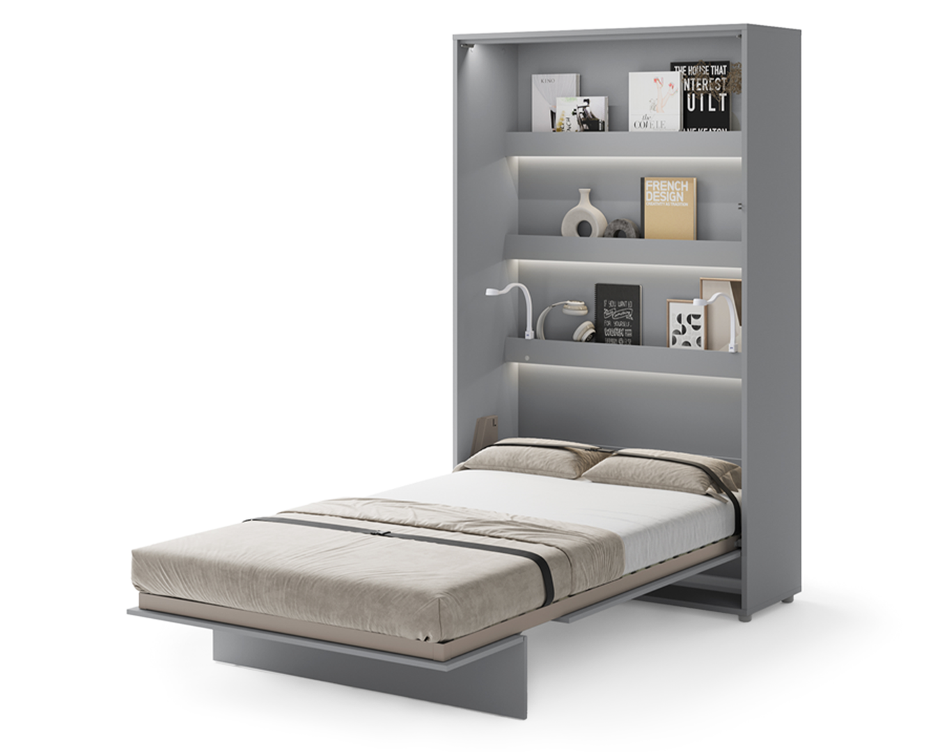 Półkotapczan Pionowy 120 Bed Concept - Lenart
