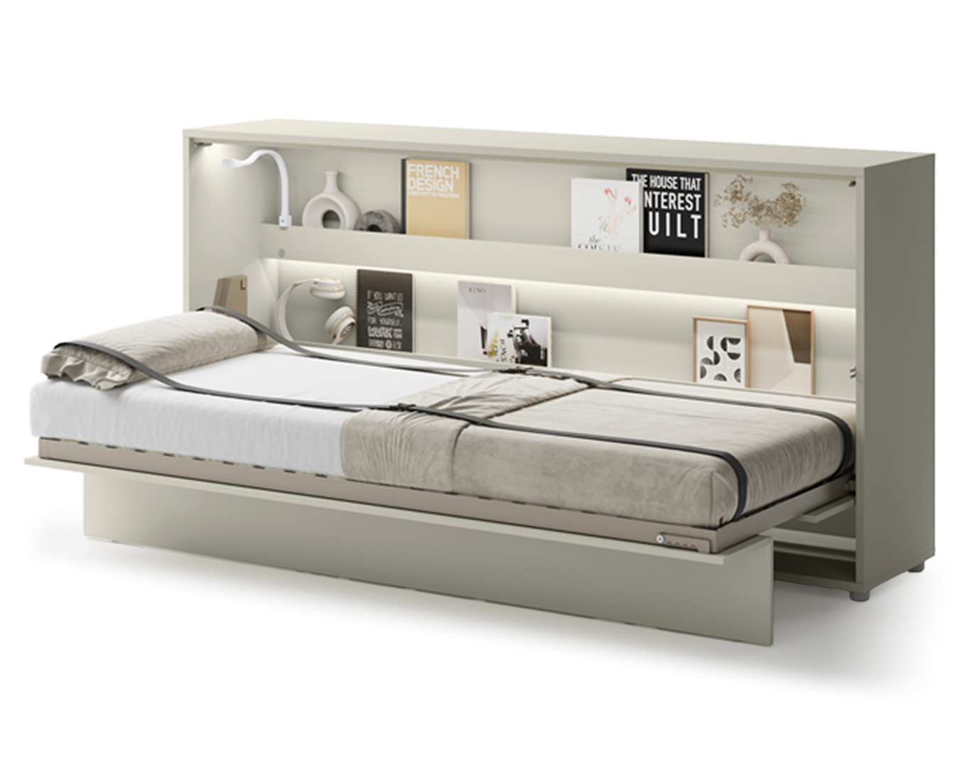 Levně Moderní sklápěcí postel do salónu / ložnice 90 Bed Concept - Lenart