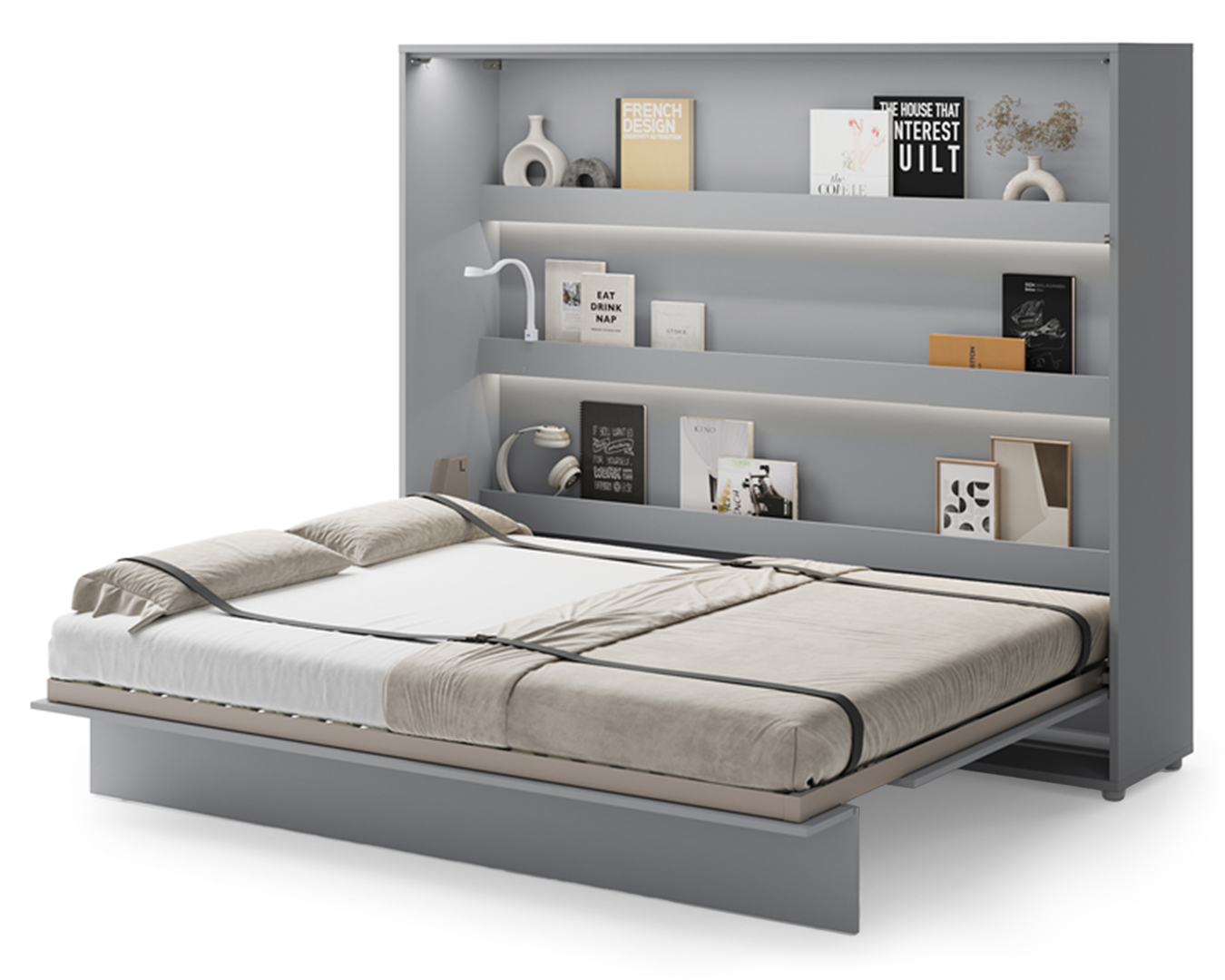 Sklápěcí postel nízká 160 Bed Concept - Lenart