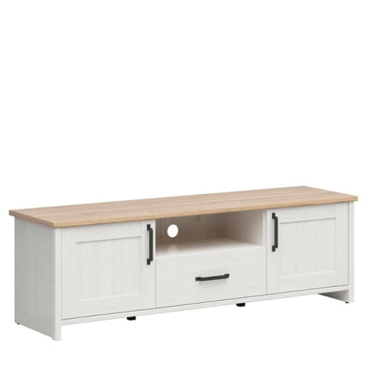 

TV stolek Loksa - Black Red White - BRW