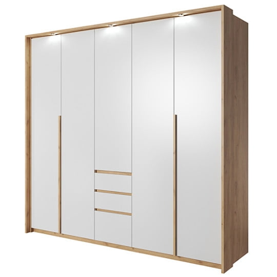 

Šatní skříň s LED lištou Xelo - Meble Laski