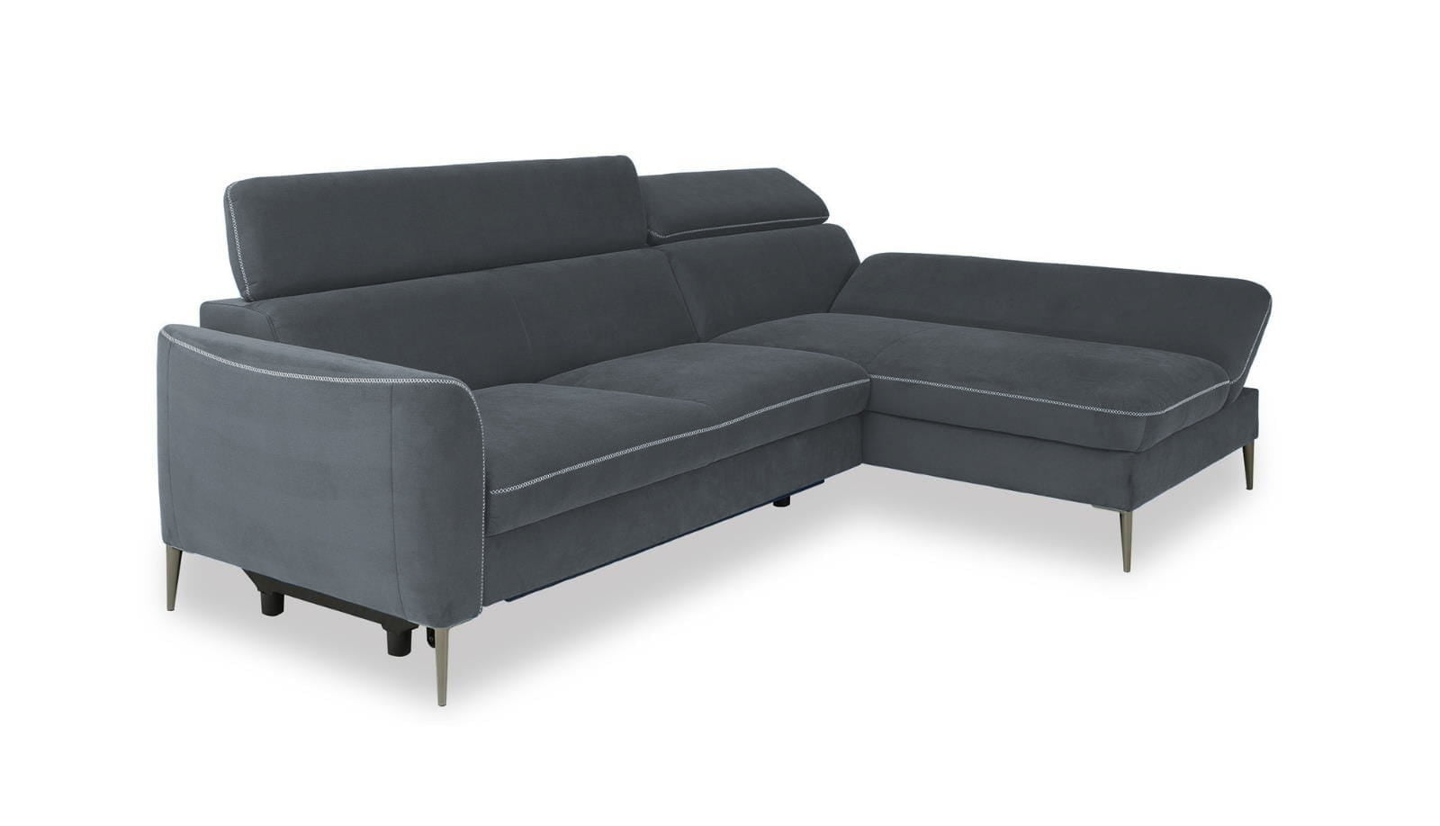 

Rohová sedací souprava pro každodenní spaní s mechanismem rozkládání typu delfín a úložným prostorem na lůžkoviny Dianthus - Vero