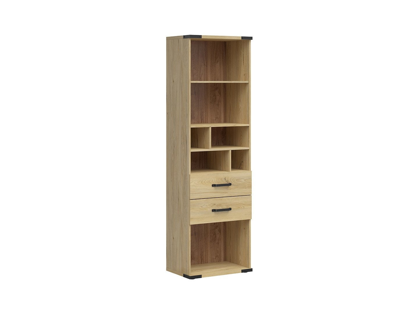 Regál Lara - Black Red White - BRW