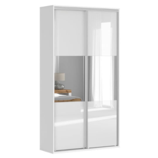 

Skříň Flex 120 - Black Red White - BRW