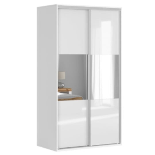 

Skříň Flex 120 - Black Red White - BRW