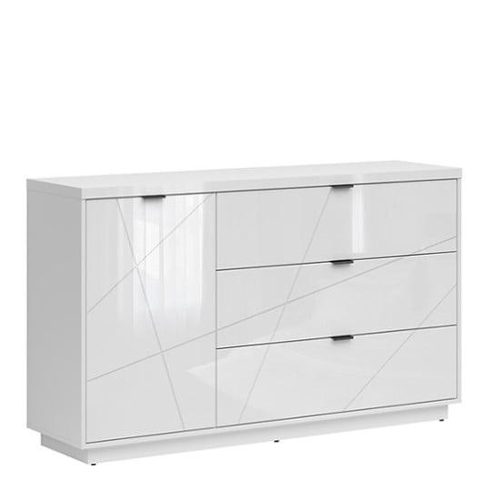 

Komoda Forn - Black Red White - BRW