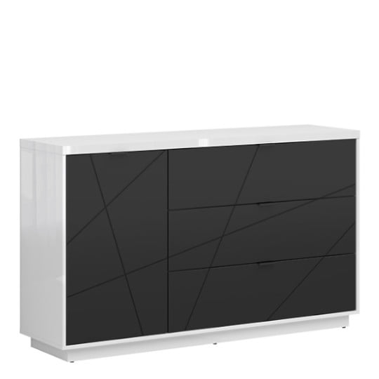 

Komoda Forn - Black Red White - BRW
