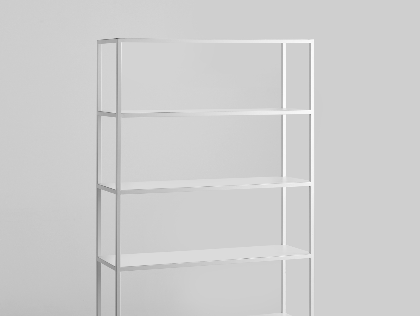 Levně Prostorný kovový regál do obývacího pokoje Hyller 100x180 - CustomForm