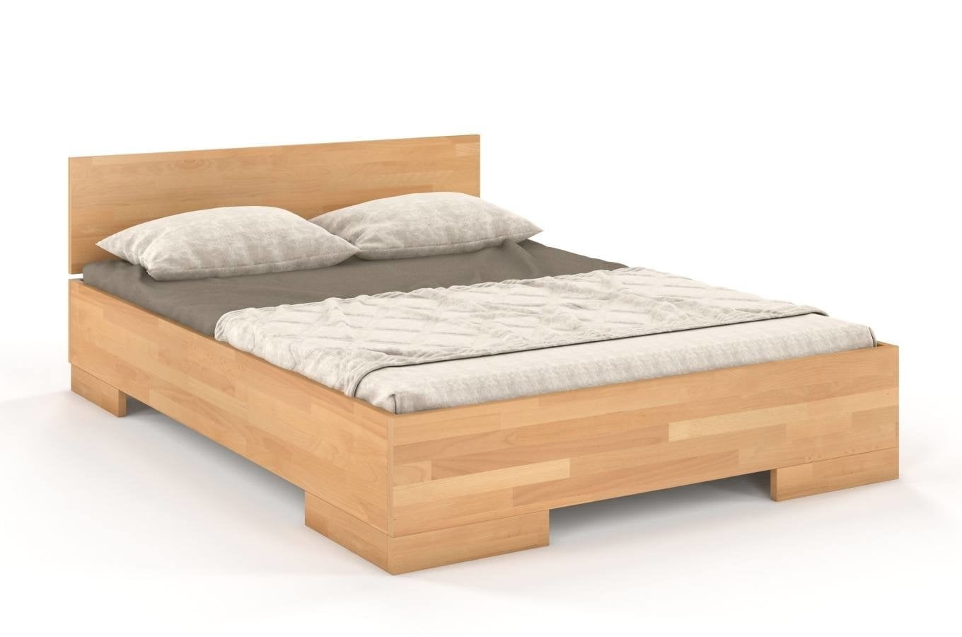 

Dřevěná postel buková 160 do ložnice Spectrum maxi long - Skandica