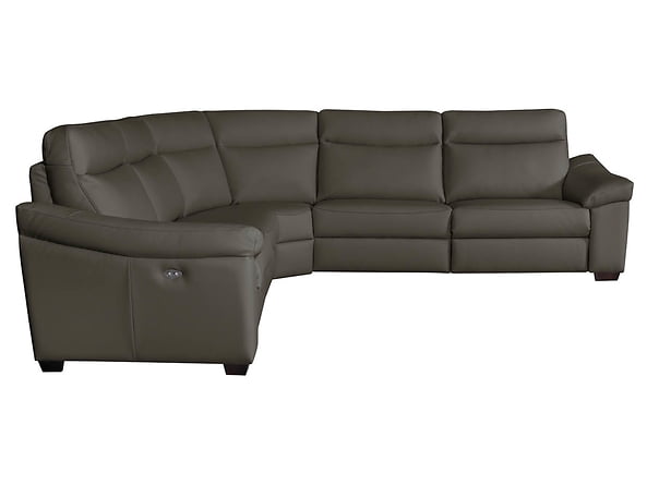 

Rohová sedací souprava s elektrickým výsuvem Dublin - Black Red White - BRW