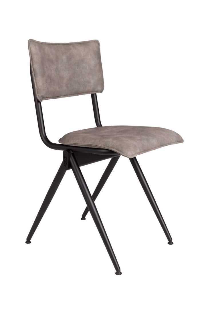 

Židle Willow z šedé eko-kůže - Dutchbone