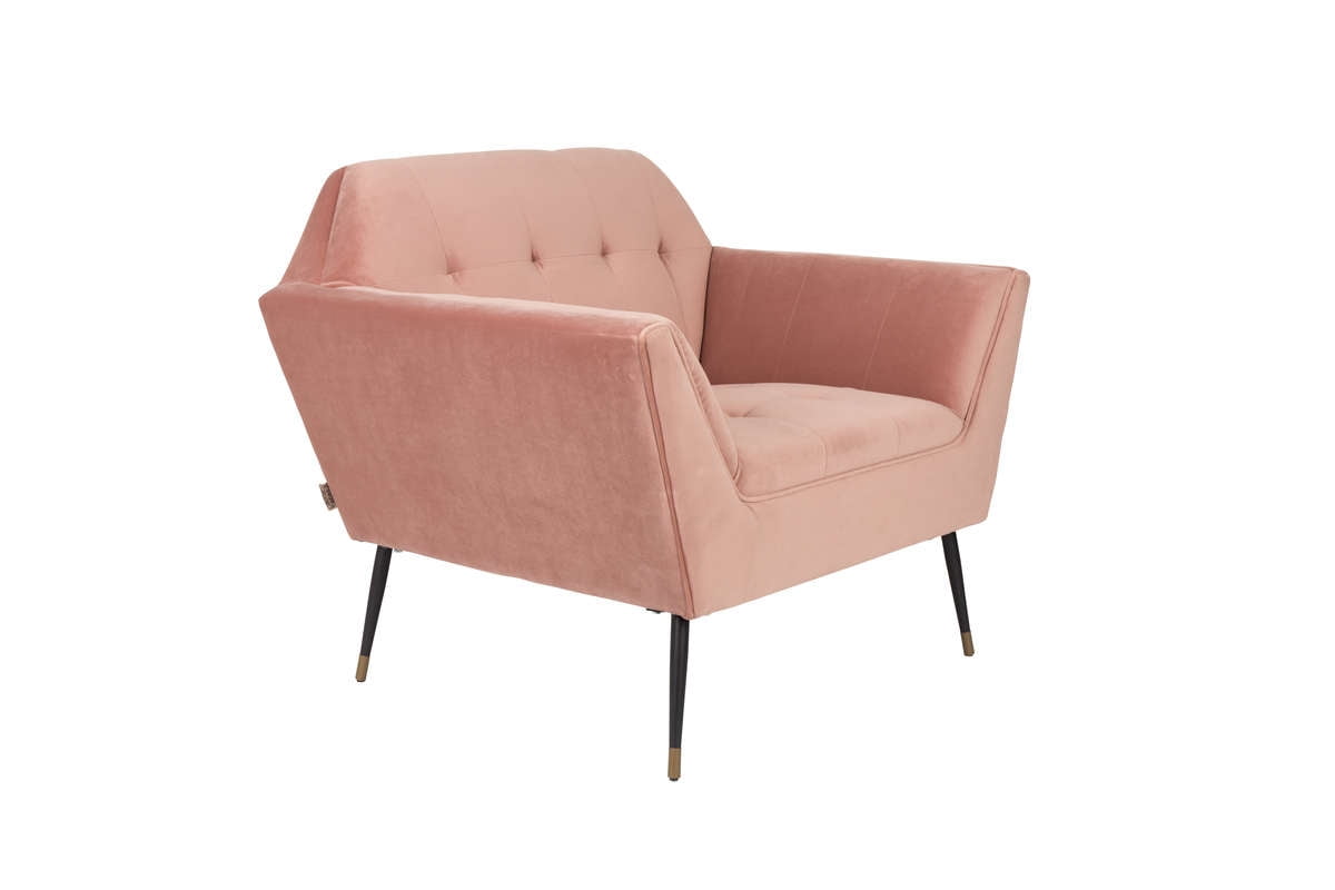 

Růžové lounge křeslo Kate - Dutchbone