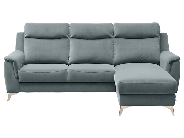 Levně Rohová sedací souprava pravá pro každodenní spaní s mechanismem rozkládání typu delfín a úložným prostorem na lůžkoviny Leo - Black Red