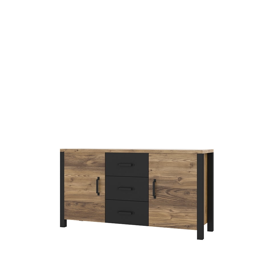 

Moderní komoda s dvířky a zásuvkami do obývacího pokoje Olin - Helvetia