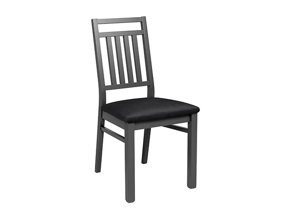 

Pohodlná židle s čalouněným sedákem do jídelny nebo kuchyně Hesen - Black Red White - BRW