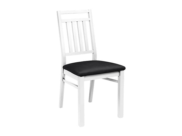 

Pohodlná židle s čalouněným sedákem do jídelny nebo kuchyně Hesen - Black Red White - BRW