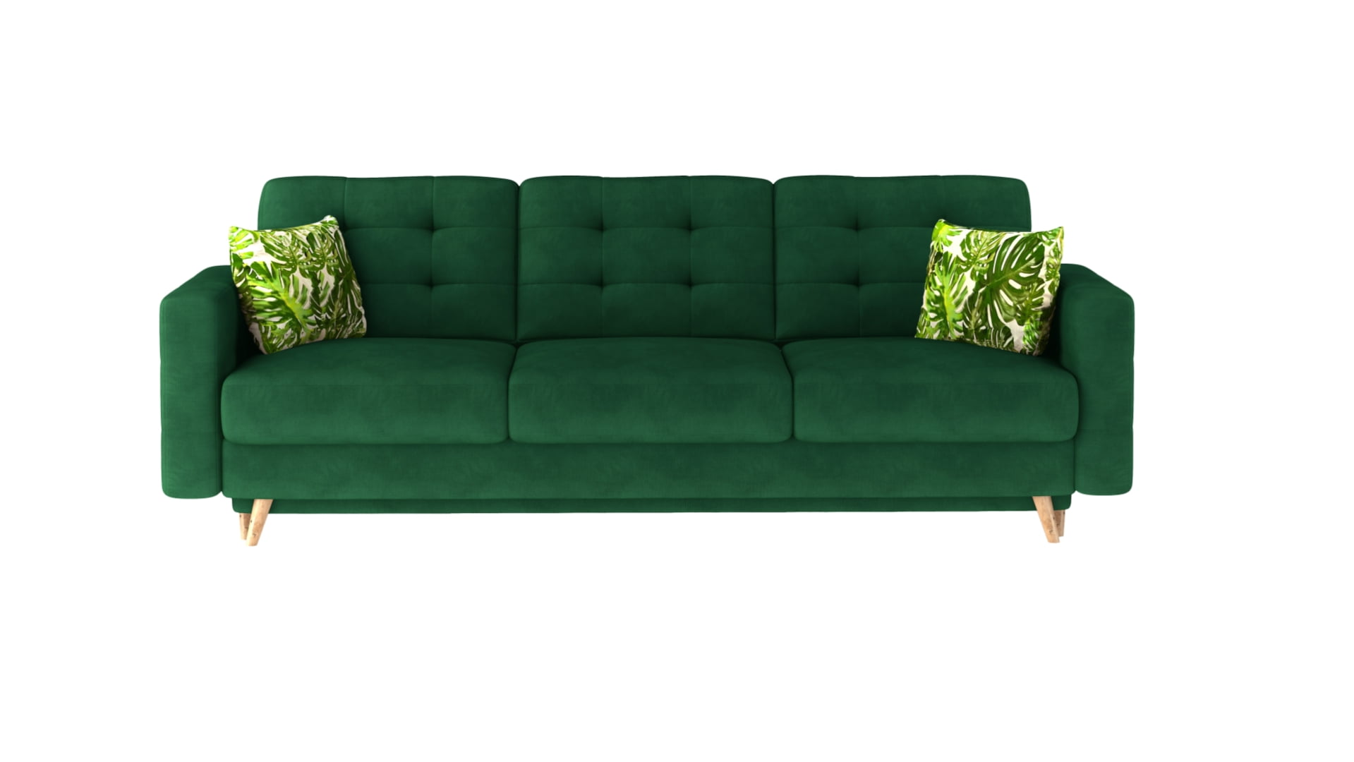 

Prošívaná pohovka pro každodenní spaní s mechanismem rozkládání typu DL a úložným prostorem na lůžkoviny Asgard - ELTAP