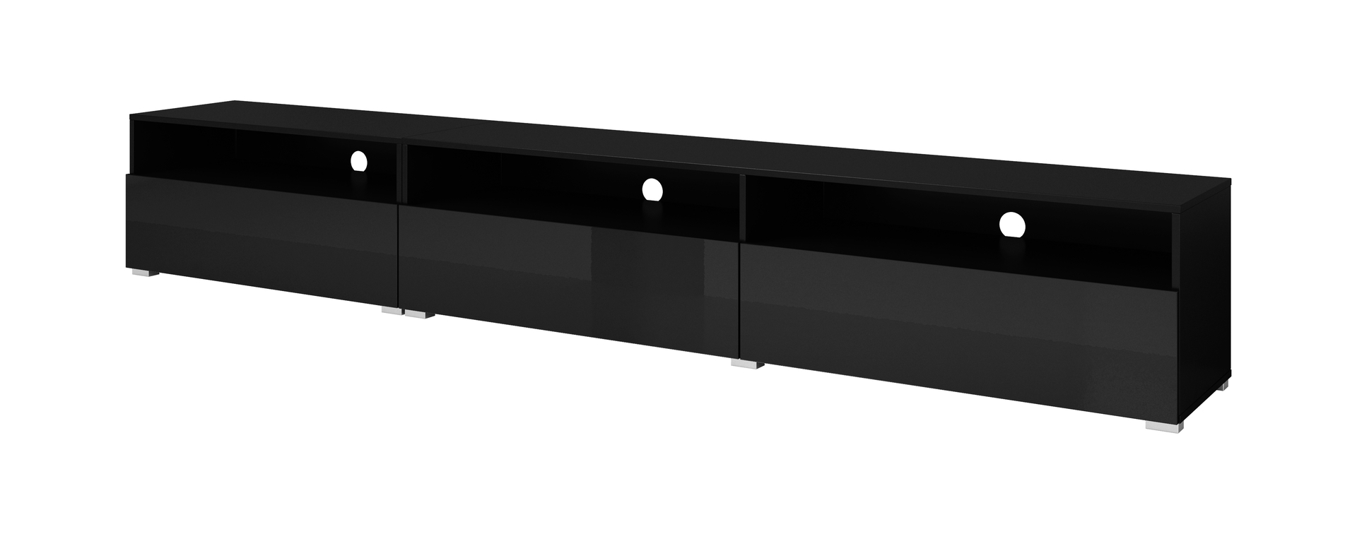 Levně Designový TV stolek s vyklápěcími dvířky s možností zavěsení do obývacího pokoje Athens - Helvetia