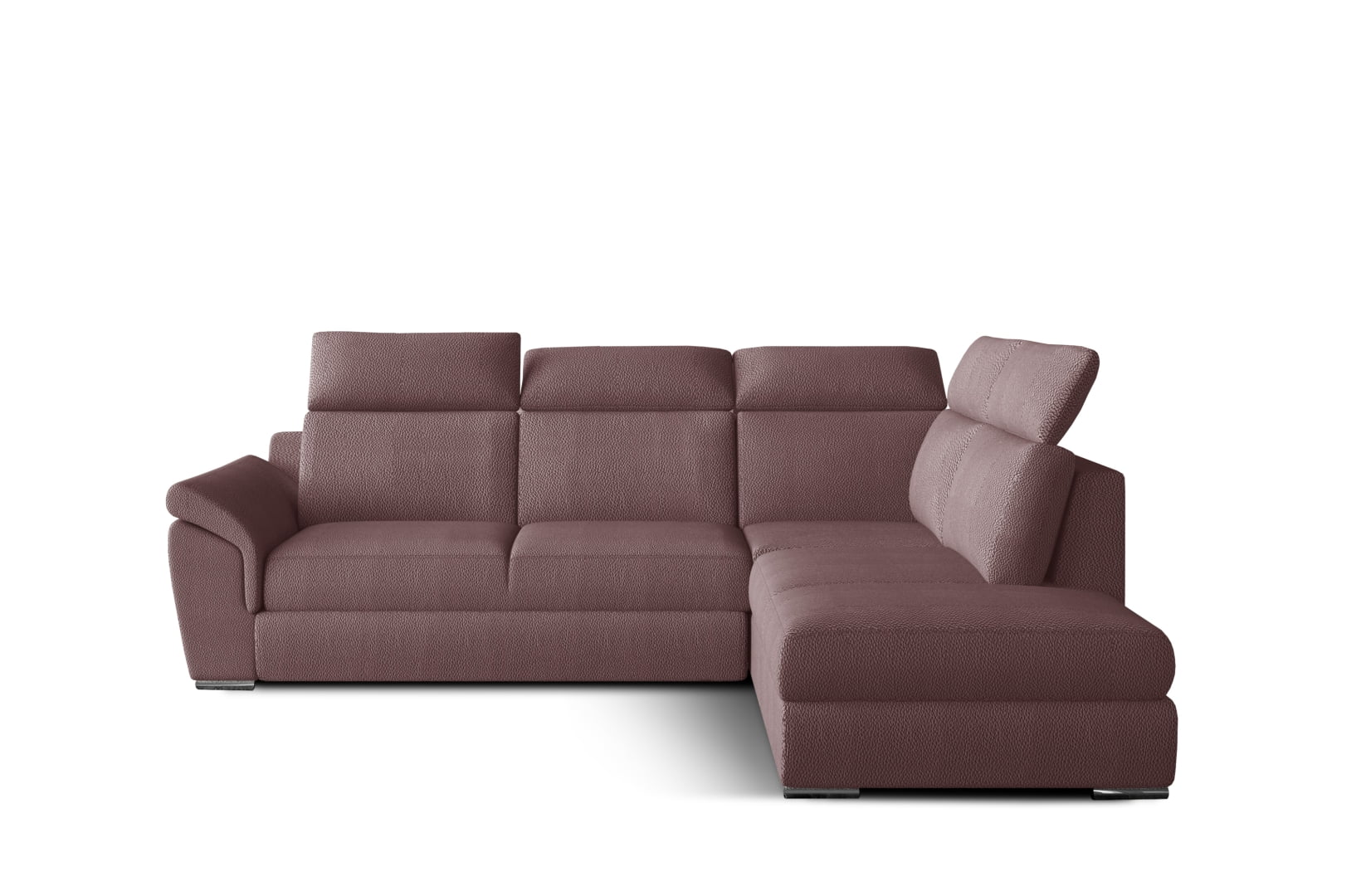 

Rohová sedací souprava pravá pro každodenní spaní s mechanismem rozkládání typu delfín a úložným prostorem na lůžkoviny Loreto - ELTAP