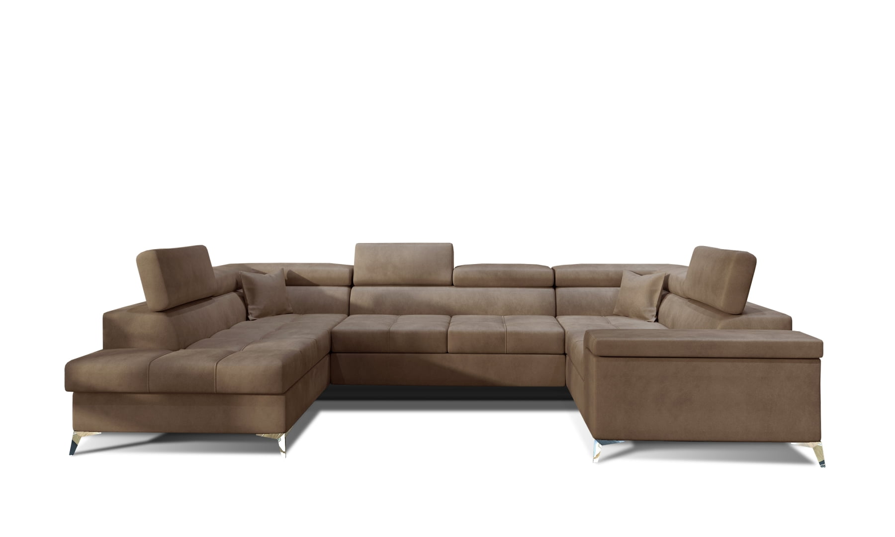 

Rohová sedací souprava levá pro každodenní spaní s mechanismem rozkládání typu delfín a úložným prostorem na lůžkoviny Thiago - ELTAP