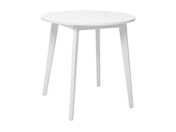 

Moderní kulatý stůl do jídelny Keita - Black Red White - BRW