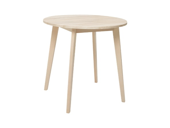 Moderní kulatý stůl do jídelny Keita - Black Red White - BRW
