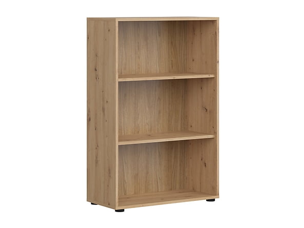 

Nízký otevřený regál do kanceláře nebo pracovny Space Office - Black Red White - BRW
