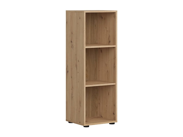 

Malá otevřený regál do kanceláře nebo pracovny Space Office - Black Red White - BRW