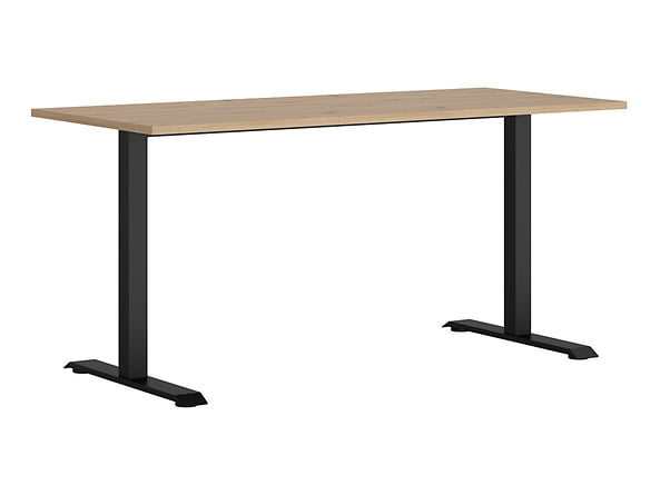 

Praktický psací stůl 160 do kanceláře nebo pracovny Space Office - Black Red White - BRW