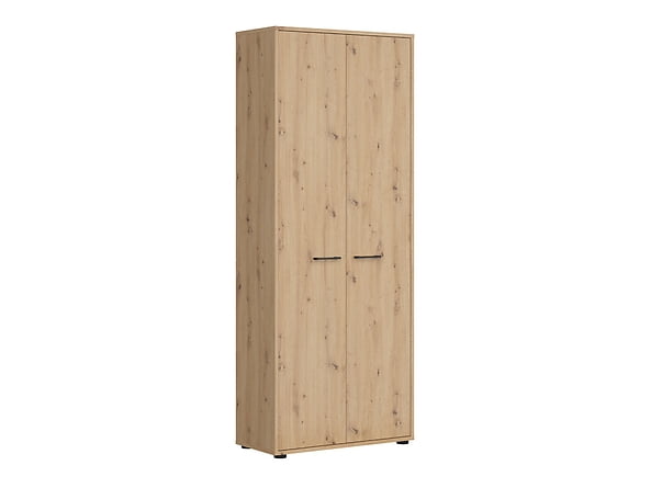 

2-dvířkový regál do kanceláře nebo pracovny Space Office - Black Red White - BRW