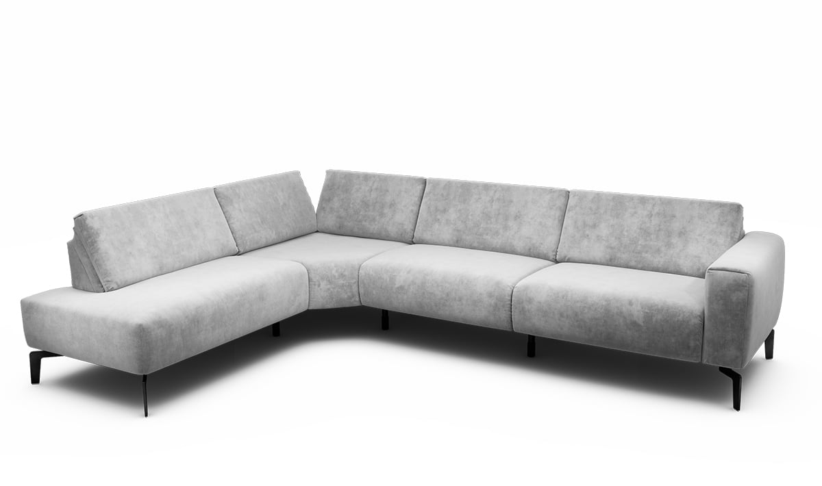 

Velká nerozkládací rohová pohovka Cosy, levá bez úložného prostoru - Sensoo