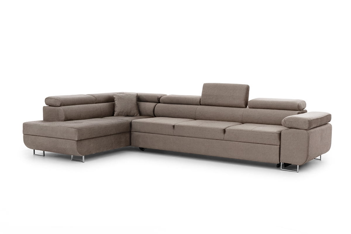 

Rozkládací rohová pohovka Annabelle Maxi levá s úložným prostorem - Meble Bogart