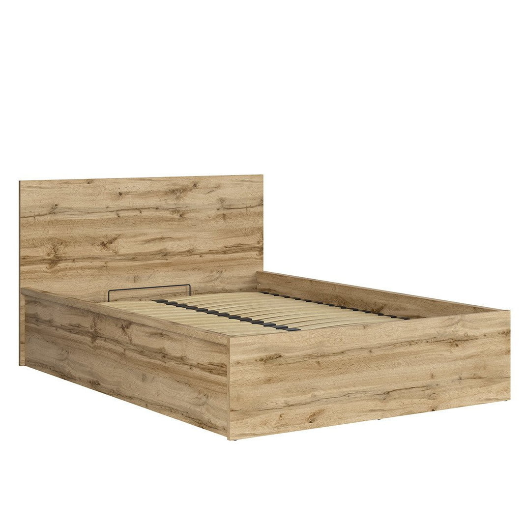 Levně SADA - postel do ložnice Tetrix 140 B a matrace Mimas
 - Black Red White - BRW