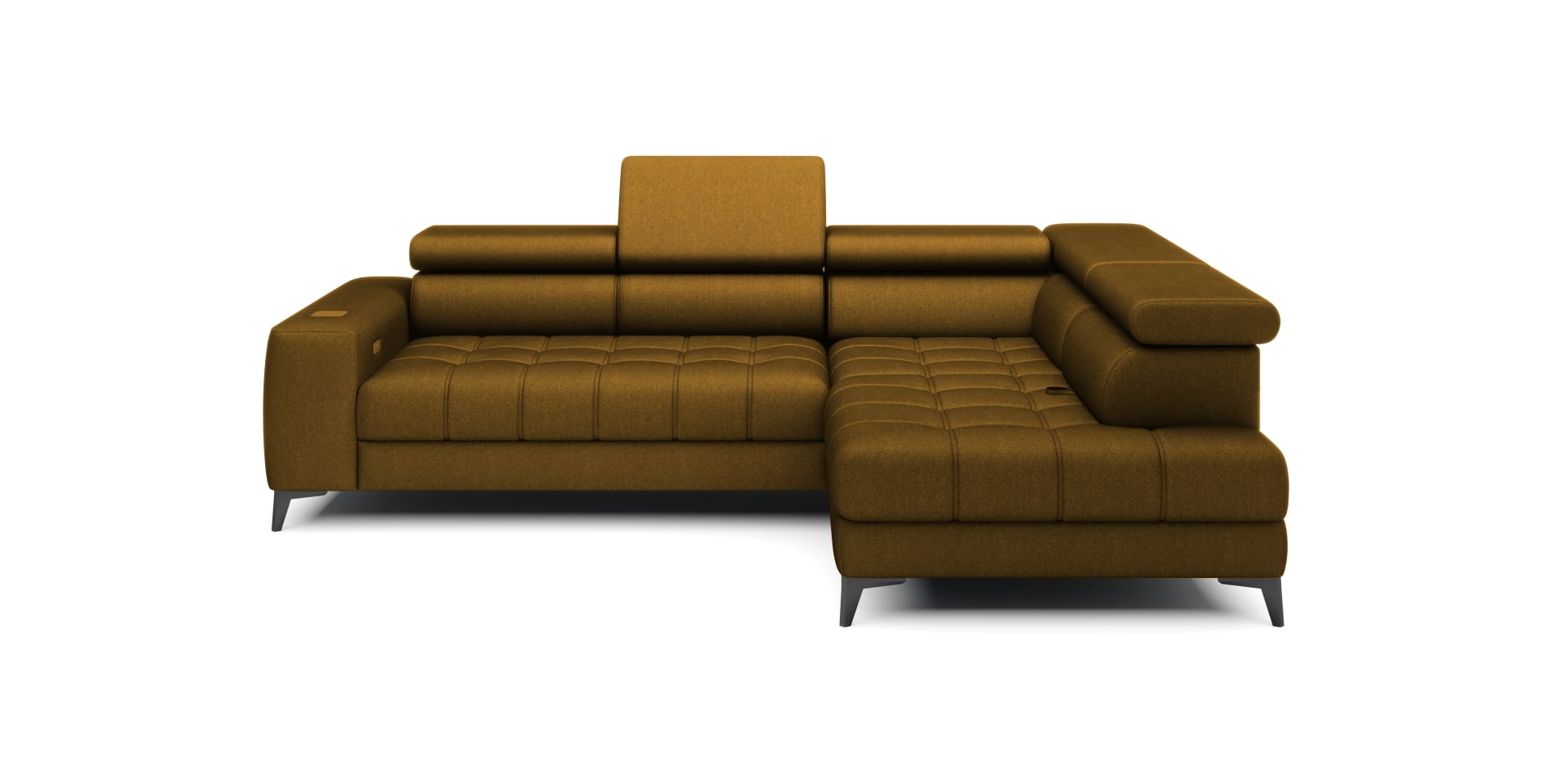 

Rohová sedací souprava pravá s elektricky výsuvným sedákem a úložným prostorem na lůžkoviny Baggio - Wersal