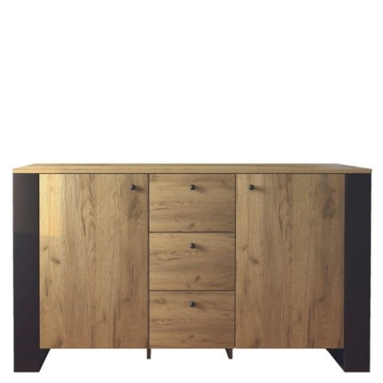 

Prostorná komoda se zásuvkami a dvířky do obývacího pokoje Wood - Mebelbos
