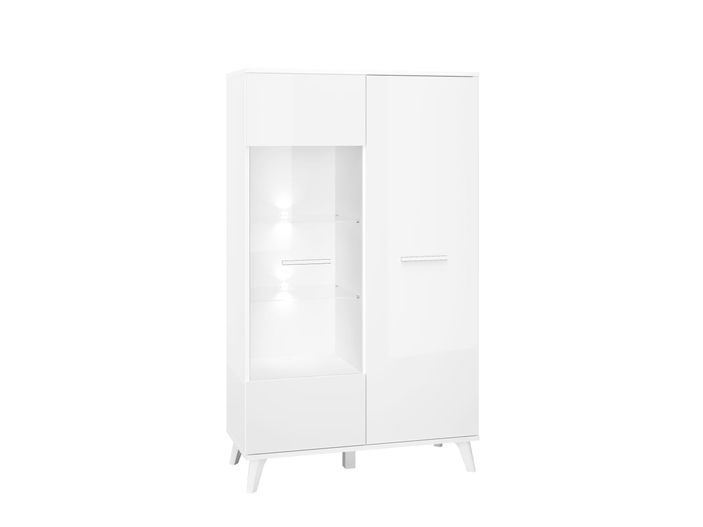 

Moderní vitrína do obývacího pokoje Secco - ML Meble