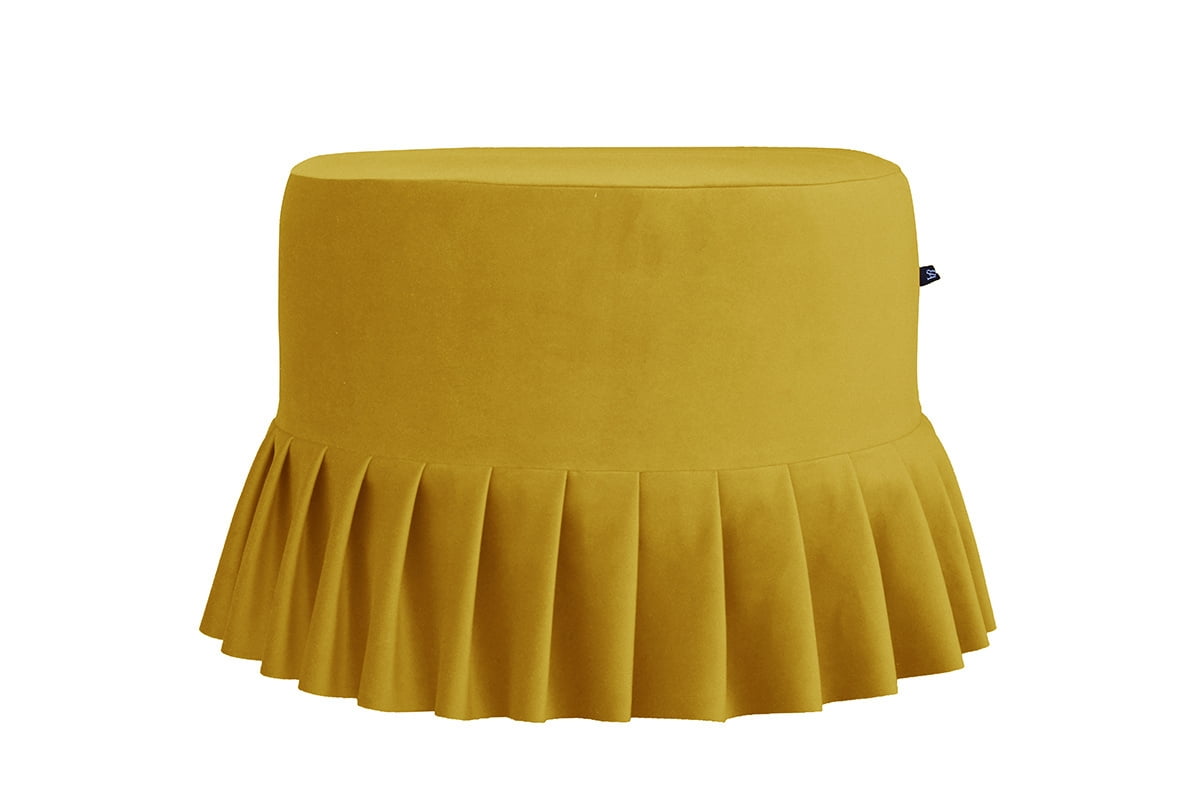 

Elegantní čalouněná podnožka do obývacího pokoje Lolita - Happy Barok