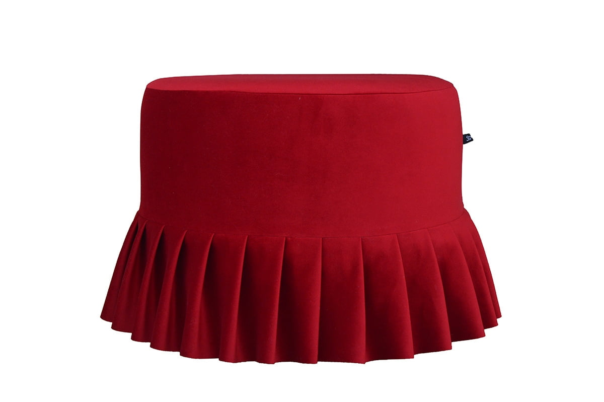 

Elegantní čalouněná podnožka do obývacího pokoje Lolita - Happy Barok