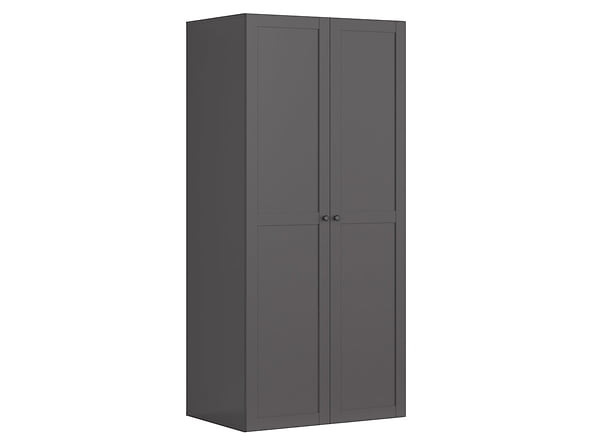 

Praktická šatní skříň do ložnice Flex 100 - Black Red White - BRW