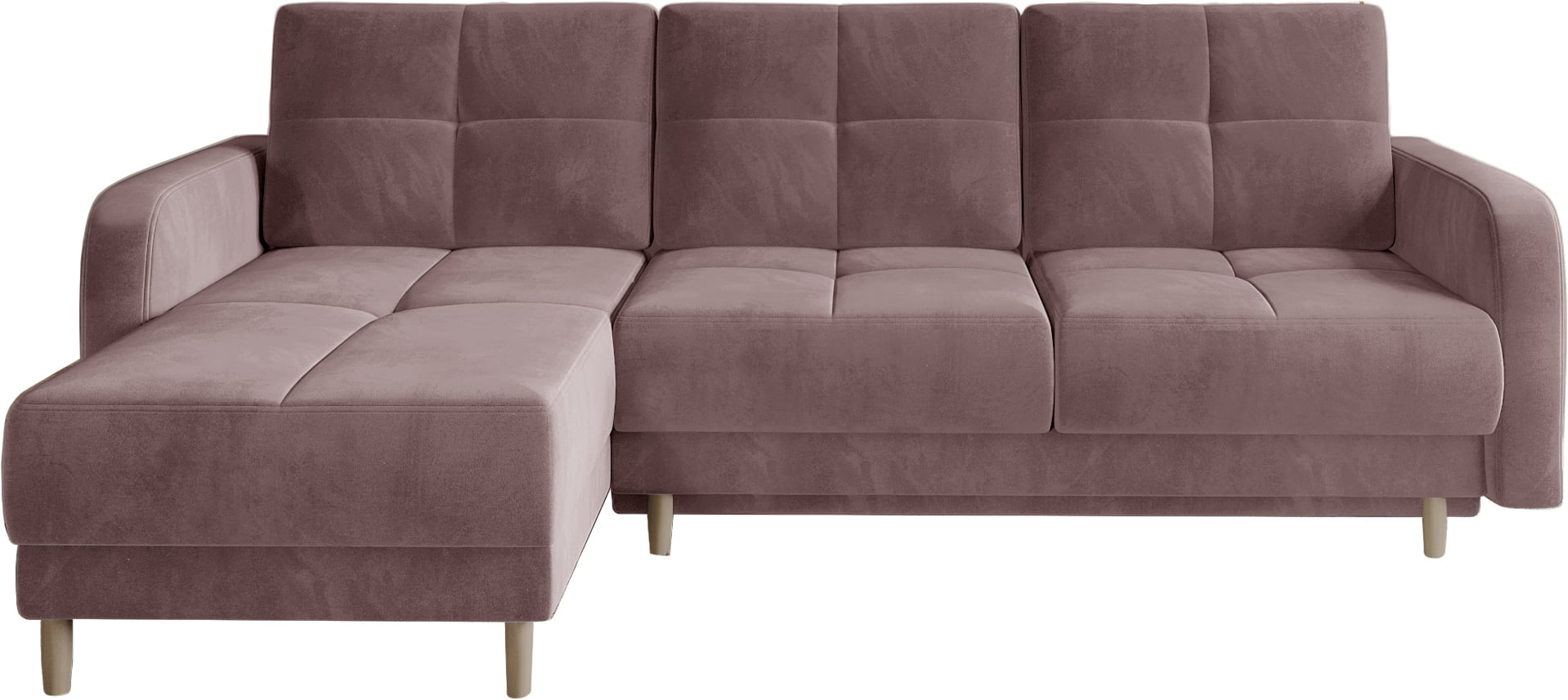 

Rohová sedací souprava levá pro každodenní spaní s mechanismem rozkládání typu DL a úložným prostorem na lůžkoviny Roxi - ELTAP