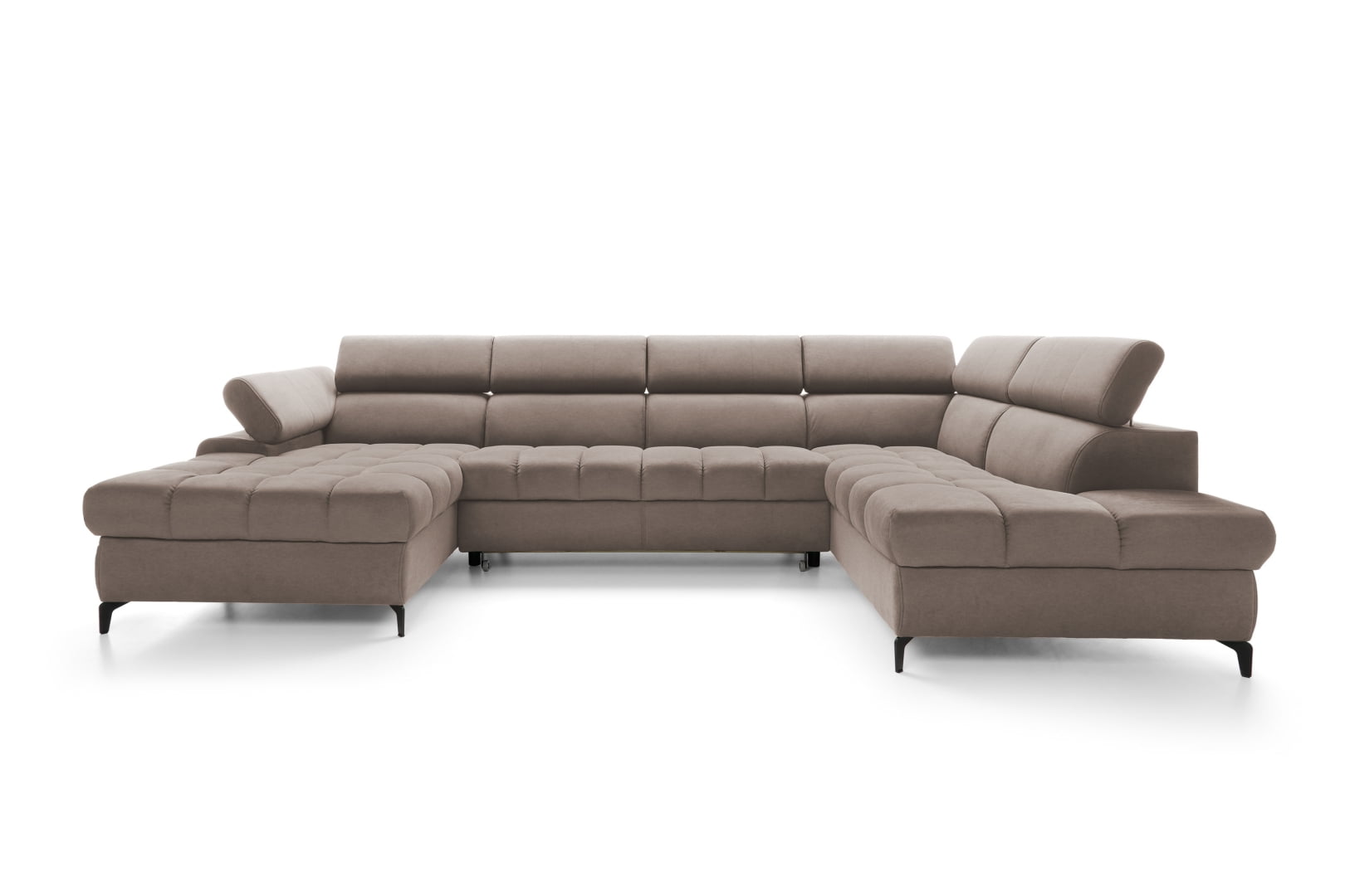 

Rohová sedací souprava Lugano III pravá s rozkladem typu delfín a úložným prostorem - Puszman