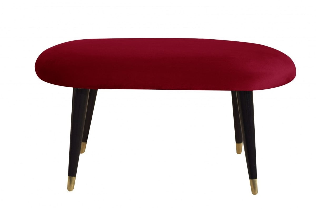 

Elegantní čalouněný taburet do obývacího pokoje 80 Emi velvet - Happy Barok