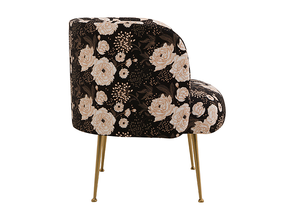 Levně Elegantní čalouněné křeslo do obývacího pokoje Cloe - Black Red White - BRW