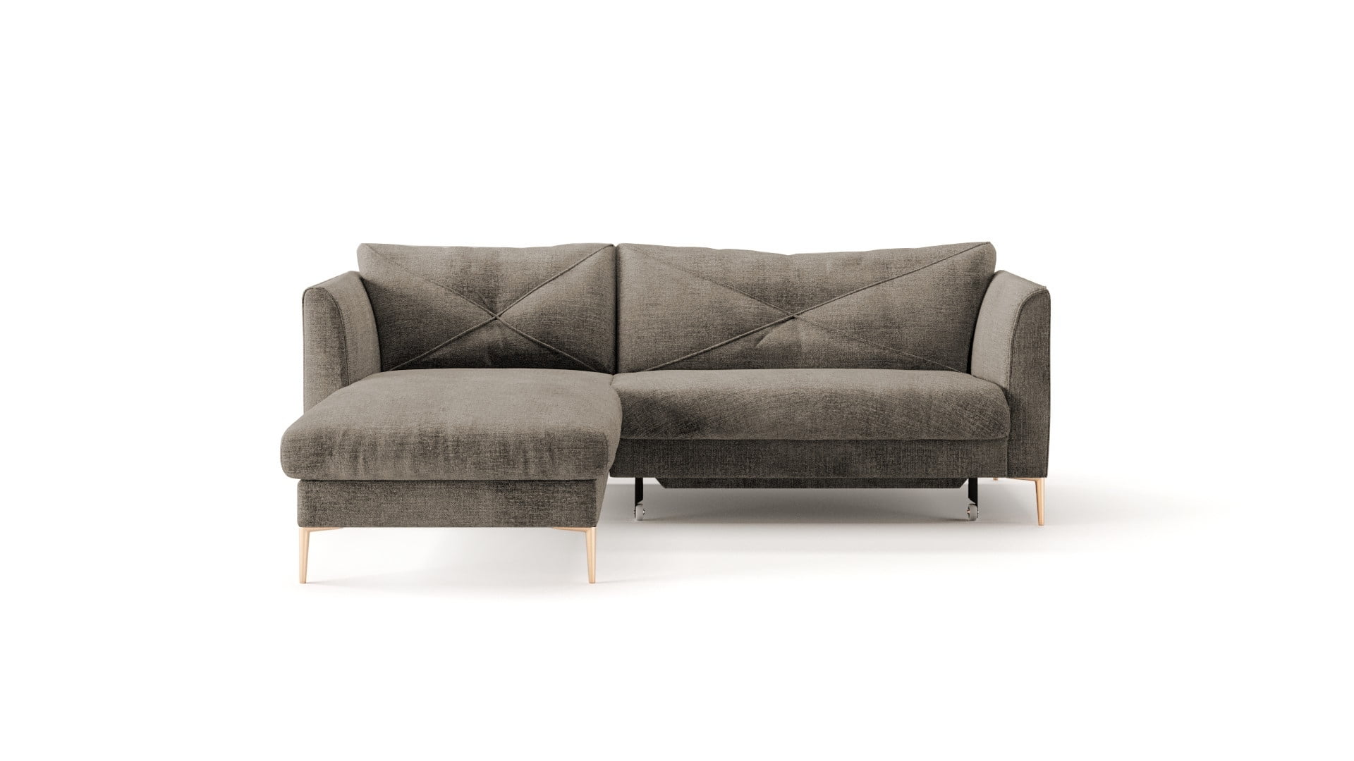 

Rozkládací rohová sedací souprava levá Farina s mechanismem rozkládání typu delfín a úložným prostorem - Etap Sofa