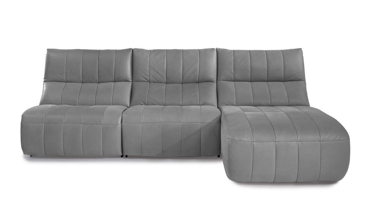 Rohová sedací souprava pravá s dvojitým elektricky výsuvným sedákem Camaro - Etap Sofa