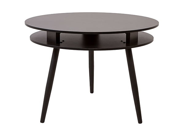 

Moderní kulatý stolek do obývacího pokoje Fredo - Black Red White - BRW