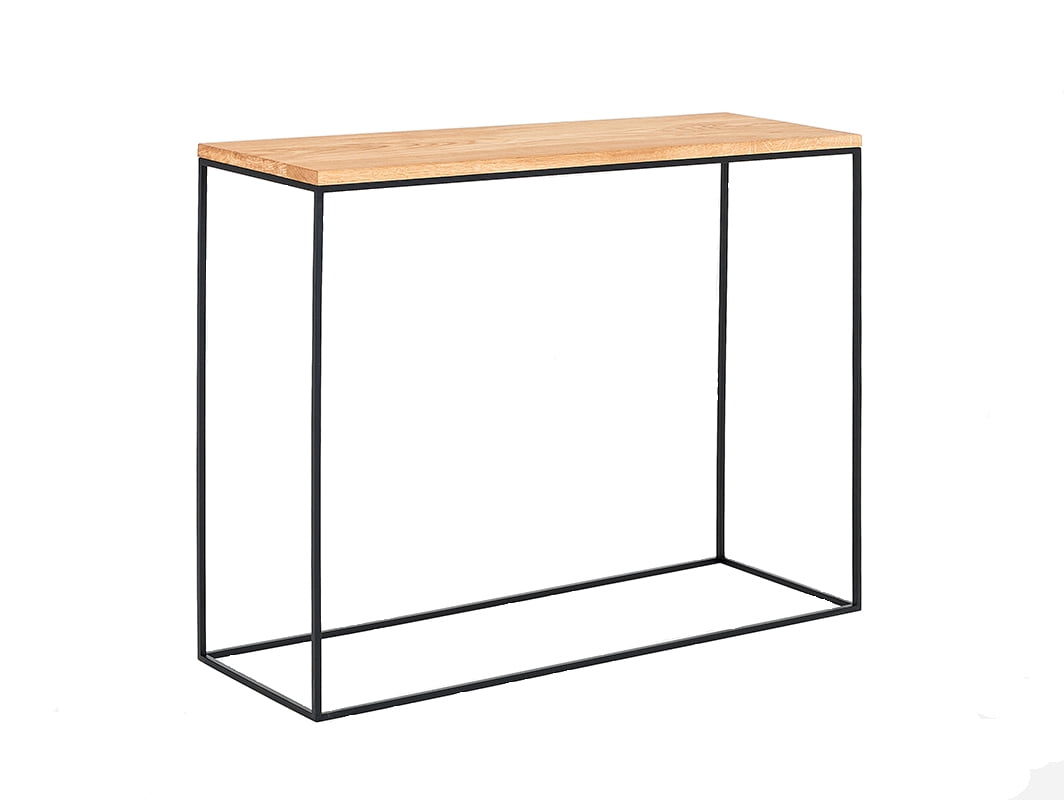 

Konzolový stolek na kovových rámech do předsíně Tensio Solid Wood 100x30 - CustomForm