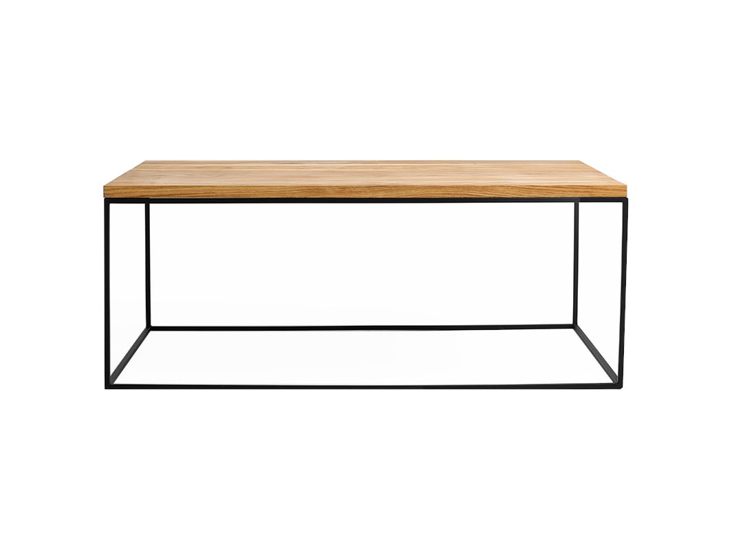 

Konferenční stolek na kovových rámech do obývacího pokoje Tensio Solid Wood 140 - CustomForm
