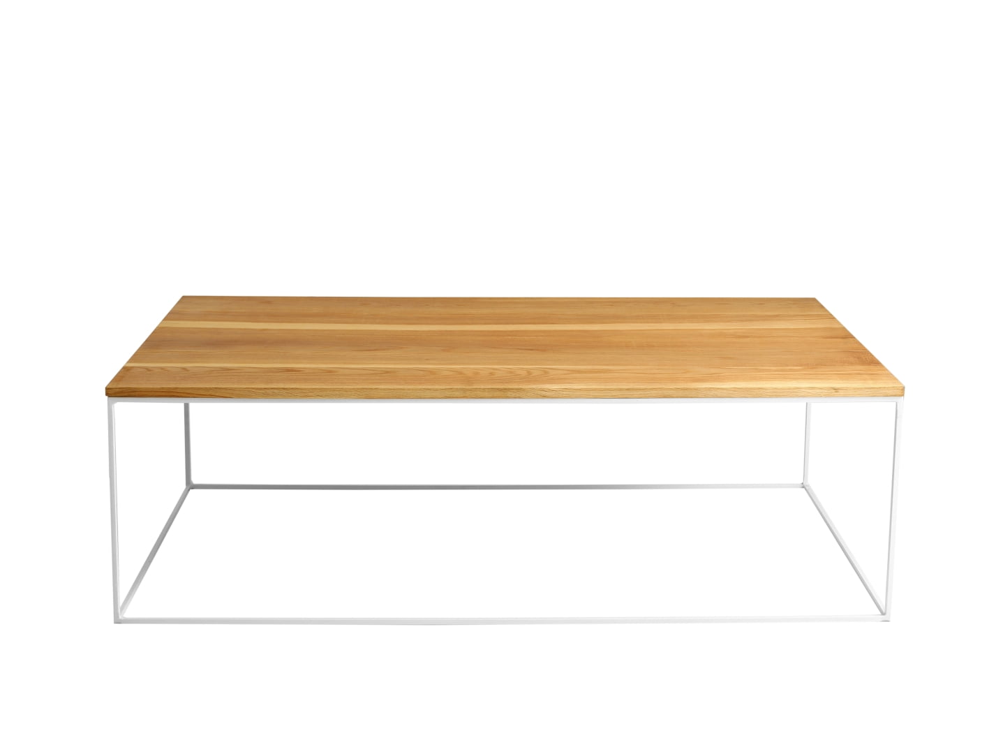 

Konferenční stolek na kovových rámech do obývacího pokoje Tensio Solid Wood 140 - CustomForm