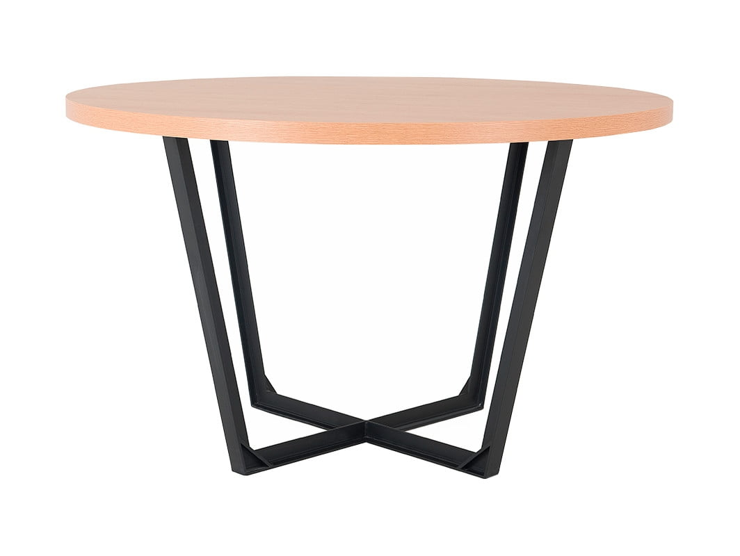 

Elegantní kulatý stůl na kovových rámech do jídelny Maple Basic 90 - CustomForm
